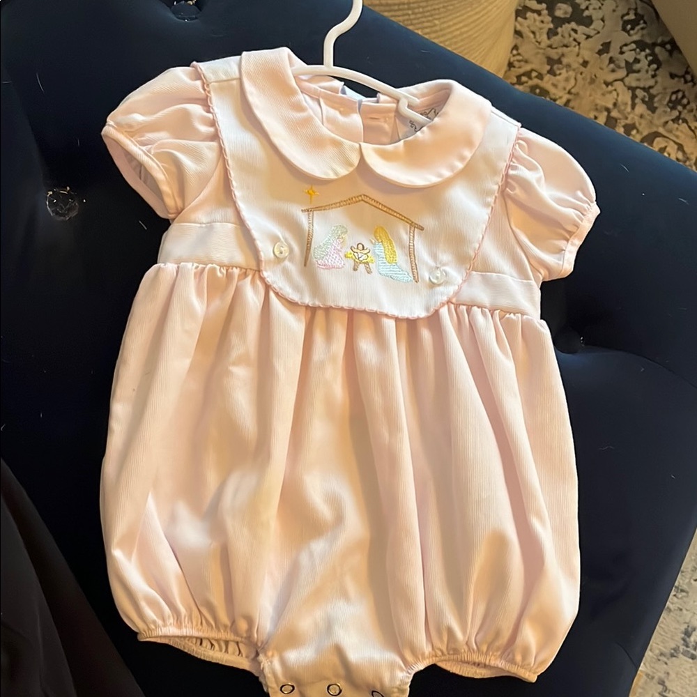 Adorable Pink Baby Romper